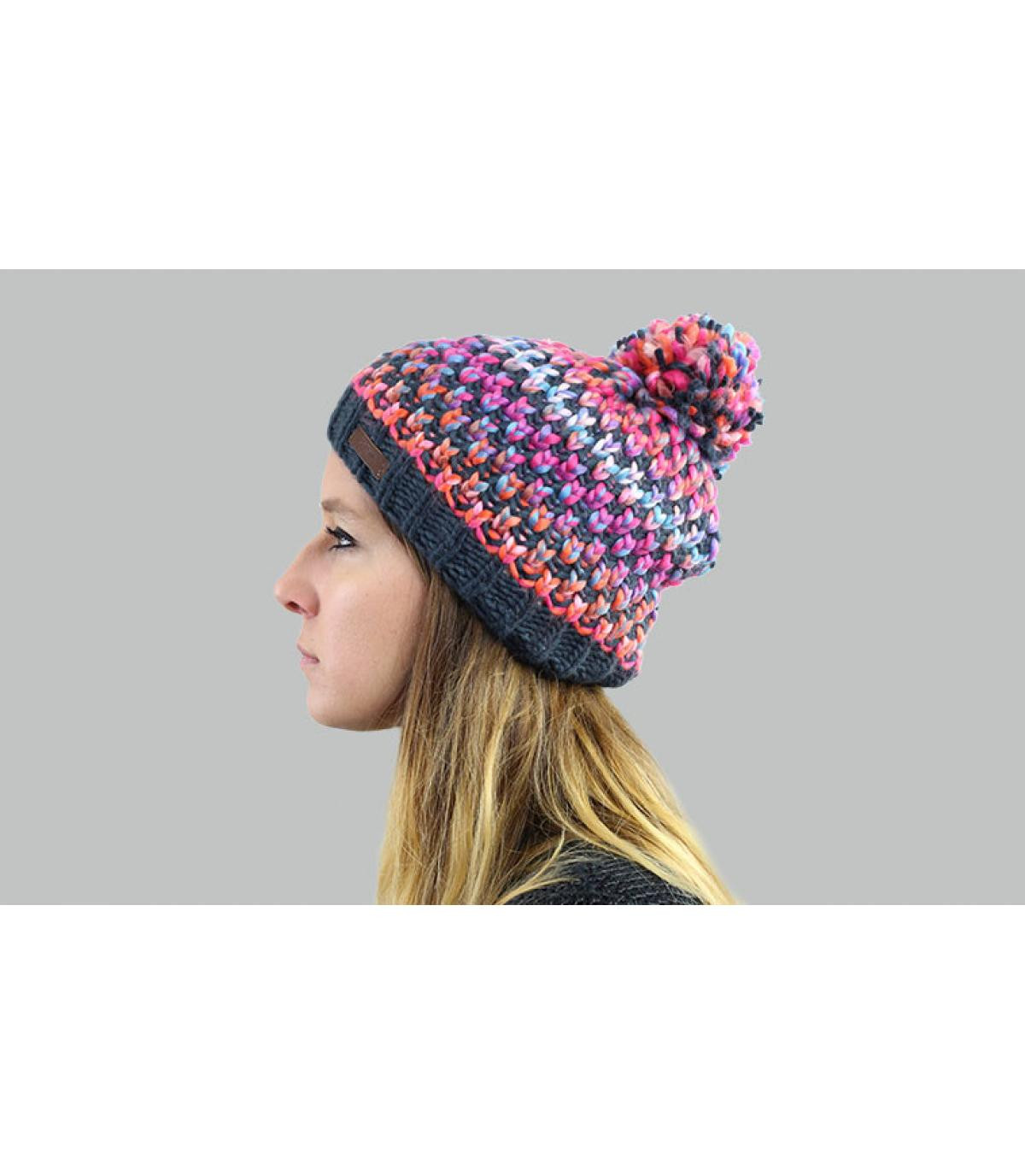 cap borla multicolor Barts Nicole Beanie charcoal